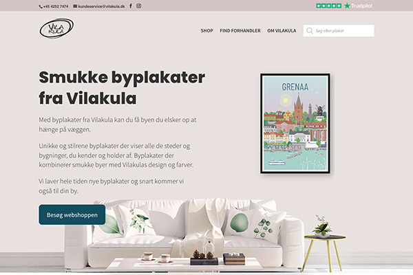 Design af webshop Design af webshop