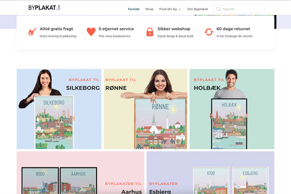 Woocommerce webshop til plakatshop Woocommerce webshop til plakatshop